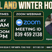 Service Times and Zoom Info